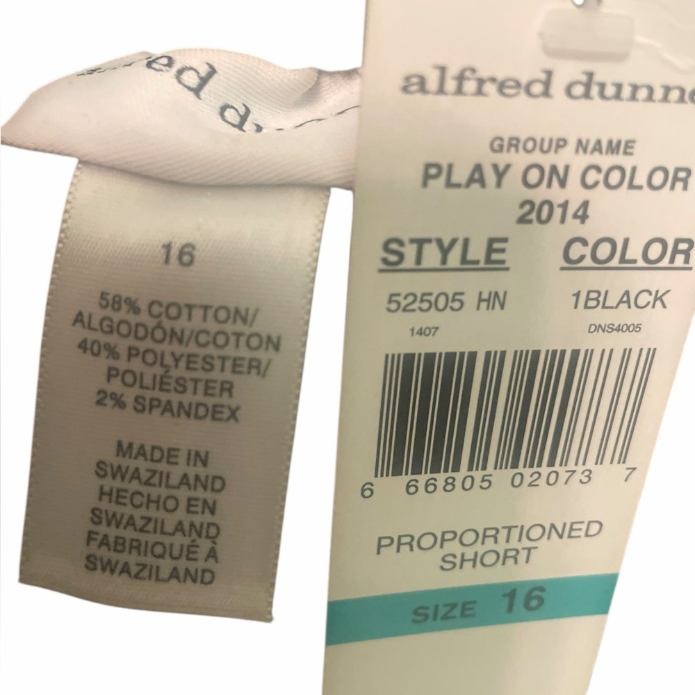Alfred Dunner Womens 16 Pants, Pull On/ Back Elastic Waistband - Picture 14 of 16